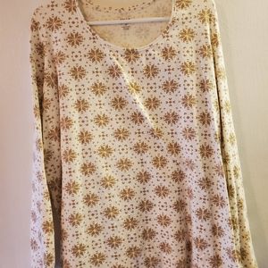 Gold emblem long sleeve top